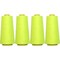 Threadart Polyester Serger Thread - 2750 yds 40/2 - 4 Cone Bundle Pack - 56 Colors Available -